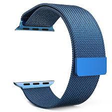 Apple Watch Band Stainless Steel Mesh | Blue