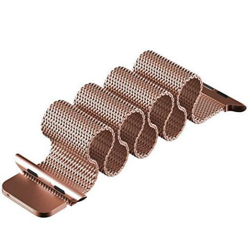 Apple Watch Band Stainless Steel Mesh | Rose Gold